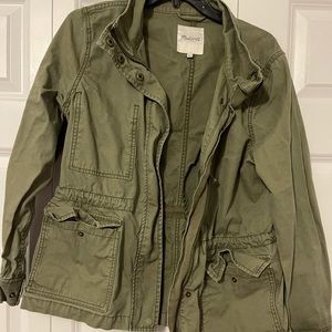 Madewell green utility jacket
